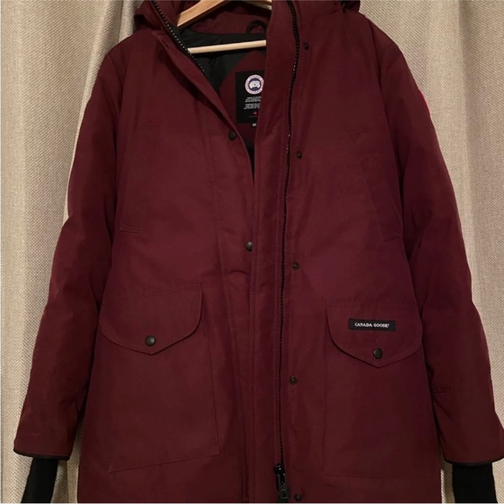Canada Goose Women's Maroon Parka Jacket